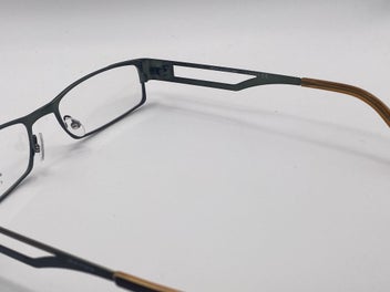 Listing 4 of 5 for OXYDO Italy Designer Glasses Handmade Acetate Black & Emerald Green