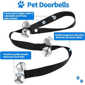 Listing 7 of 7 for Pet Training Bells for Go Outside Potty Training