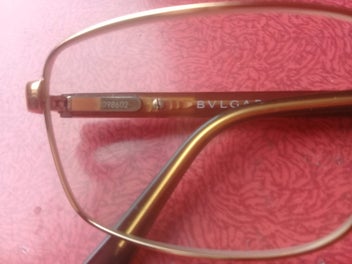 Listing 3 of 7 for authentic BULGARI optical frames with original case & cleaning cloth
