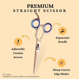Listing 2 of 6 for Set of Premium Hairdressing Scissors(Straight & Thinning) -6.5 Inches