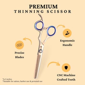 Listing 3 of 6 for Set of Premium Hairdressing Scissors(Straight & Thinning) -6.5 Inches