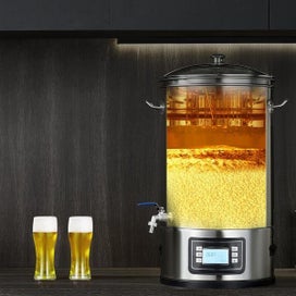 Listing 8 of 12 for Stainless Steel Home Brew Kettle Set 8Gal Beer Stock Pot with Accessories