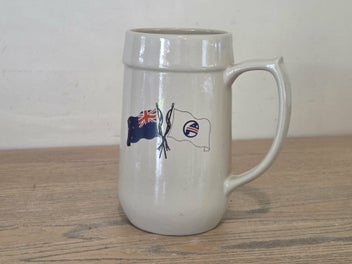 Listing 8 of 8 for Superb Richmond Stoneware (NZ) Pottery Shipping Lines - Stein / Tankard / Mug