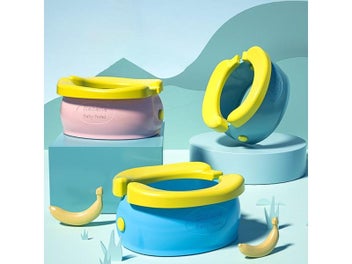 Listing 3 of 10 for Folding Travel Baby Toilet Pot Squatty Potty Urinal For Children Baby Pot Child