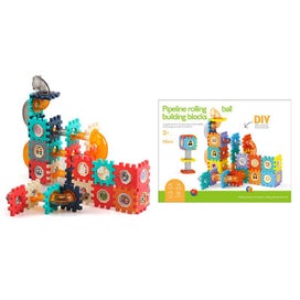 Listing 3 of 14 for Pipeline Window Building Blocks 3D STEM Construction Toy with Rotating Wheels...