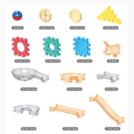 Listing 5 of 14 for Pipeline Window Building Blocks 3D STEM Construction Toy with Rotating Wheels...
