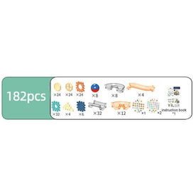 Listing 13 of 14 for Pipeline Window Building Blocks 3D STEM Construction Toy with Rotating Wheels...