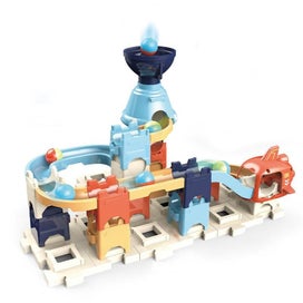 Listing 2 of 9 for Space Ball Track Building Blocks 3D STEM Marble Run Construction Toy with Glo...
