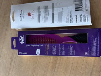 Listing 3 of 3 for WET BRUSH-PRO DESIGNER DETANGLING COMB PLUS SPARE COMBS BRAND NEW