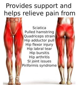 Listing 9 of 9 for Groin Hip Brace Wrap Leg Thigh Compression Support