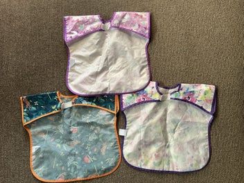 Listing 2 of 2 for 3 x Bumkins sleeved bibs