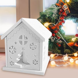Listing 8 of 9 for Christmas House Shape Silicone Molds Candle Molds, House Aromatherapy Silicon