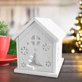 Listing 9 of 9 for Christmas House Shape Silicone Molds Candle Molds, House Aromatherapy Silicon