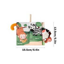 Listing 4 of 6 for Soft Cloth Books Montessori Baby Books Sensory Bath Books for Baby Infant Tod