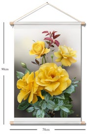 Listing 1 of 3 for Rose Art Canvas Print Wall Art