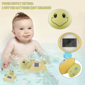Listing 3 of 7 for Baby Bath Thermometer with Clear Display Bath Temperature with Safe High Temp