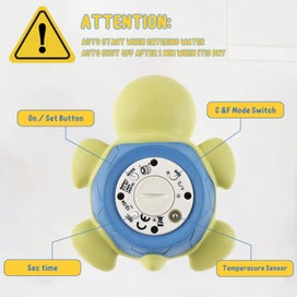 Listing 4 of 7 for Baby Bath Thermometer with Clear Display Bath Temperature with Safe High Temp