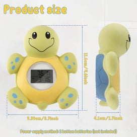 Listing 5 of 7 for Baby Bath Thermometer with Clear Display Bath Temperature with Safe High Temp