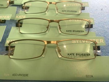 Listing 2 of 11 for Kate Sylvester "Phoebe" Glasses Frames - New Old Stock NZ Designer Bronze black