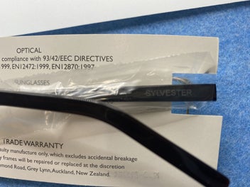 Listing 11 of 11 for Kate Sylvester "Phoebe" Glasses Frames - New Old Stock NZ Designer Bronze black