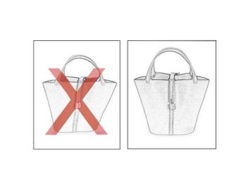 Listing 4 of 9 for For H Picotin18 22 26 Felt Cloth Insert Bag Organizer Makeup Bucket Organizer