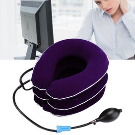 Listing 2 of 7 for Inflatable Cervical Collar, Adult Home Neck Stretching Devices Traction Suppo