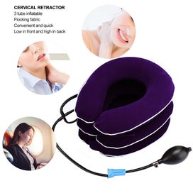 Listing 6 of 7 for Inflatable Cervical Collar, Adult Home Neck Stretching Devices Traction Suppo