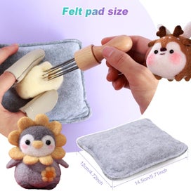 Listing 8 of 10 for Needle Felting Kit Colorful Needle Felting Starter Kit Complete Felting Wool