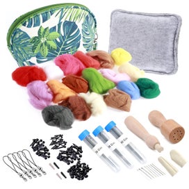 Listing 9 of 10 for Needle Felting Kit Colorful Needle Felting Starter Kit Complete Felting Wool