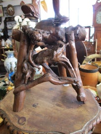 Listing 4 of 10 for SH 1526 - Vintage Chinese Root Carving Statue