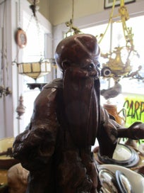 Listing 8 of 10 for SH 1526 - Vintage Chinese Root Carving Statue