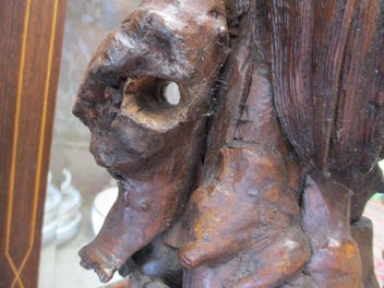 Listing 10 of 10 for SH 1526 - Vintage Chinese Root Carving Statue