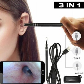 Listing 2 of 11 for 1.5M Led Otoscope Ear Camera Scope Earwax Removal Kit Ear Wax Cleaning Tool