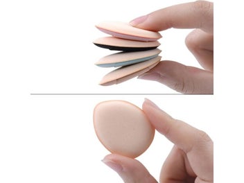 Listing 4 of 10 for 5/10Pcs Mini Finger Puff Foundation Small Air Cushion Powder Sponge Face