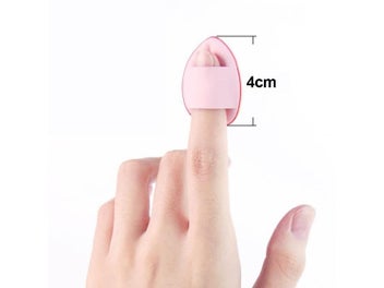Listing 5 of 10 for 5/10Pcs Mini Finger Puff Foundation Small Air Cushion Powder Sponge Face
