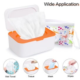 Listing 5 of 8 for 8Pcs Baby Wipes Dispenser, Reusable Baby Wipe Holder Box and Portable Wet Wip