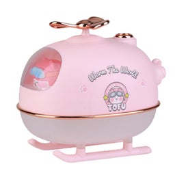 Listing 2 of 6 for Cute Helicopter Desktop Humidifier with Night Light, Silent & Portable for Be