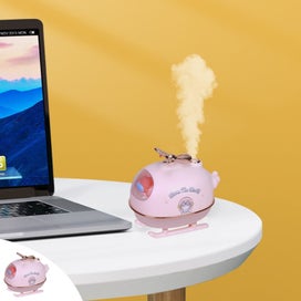 Listing 4 of 6 for Cute Helicopter Desktop Humidifier with Night Light, Silent & Portable for Be
