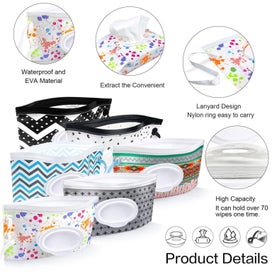 Listing 5 of 7 for 8Pcs Baby Wipes Dispenser, Reusable Baby Wipe Holder Box and Portable Wet Wip