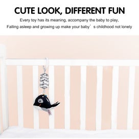 Listing 3 of 6 for Baby Soft Hanging Rattle Crinkle Squeaky Toy - Baby Toys for 0 3 6 9 Animal R