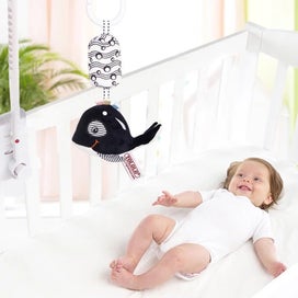 Listing 5 of 6 for Baby Soft Hanging Rattle Crinkle Squeaky Toy - Baby Toys for 0 3 6 9 Animal R