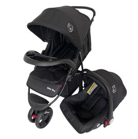 Listing 4 of 10 for Explorer 3-Wheel Stroller + Capsule Car Seat with Base + Liner and Food Tray