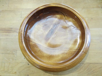 Listing 5 of 11 for Stunning New Zealand Kauri & Paua Bowl by Linda Meyers
