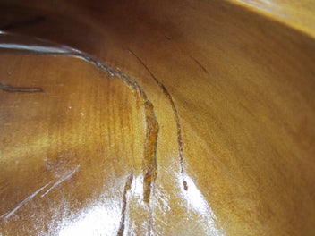 Listing 6 of 11 for Stunning New Zealand Kauri & Paua Bowl by Linda Meyers