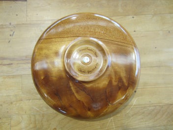 Listing 9 of 11 for Stunning New Zealand Kauri & Paua Bowl by Linda Meyers