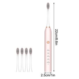 Listing 3 of 4 for Electric Toothbrush for Adults 5-Speed USB Rechargeable Fully Automatic Soft-