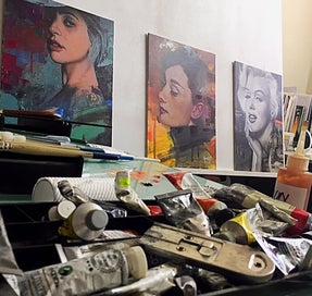 Listing 6 of 20 for Look @ Me, Looking @ You... by Fine Artist Gwyn Hughes Giclee Print