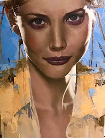 Listing 1 of 20 for Look @ Me, Looking @ You... by Fine Artist Gwyn Hughes Giclee Print