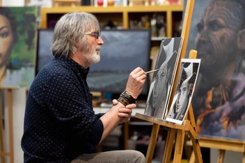 Listing 8 of 20 for Look @ Me, Looking @ You... by Fine Artist Gwyn Hughes Giclee Print