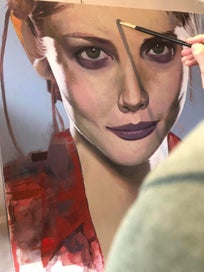 Listing 3 of 20 for Look @ Me, Looking @ You... by Fine Artist Gwyn Hughes Giclee Print